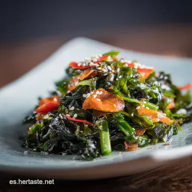 Ensalada Wakame Vegana: &iexcl;Sabor Japon&eacute;s en tu Mesa! Tarjeta de receta
