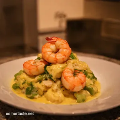 Ensaladilla de Gambas F&aacute;cil Con Alioli que Enamora Tarjeta de receta