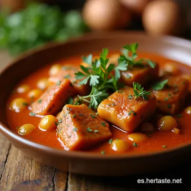 Estofado de Res Casero Receta F&aacute;cil y con Sabor Tarjeta de receta
