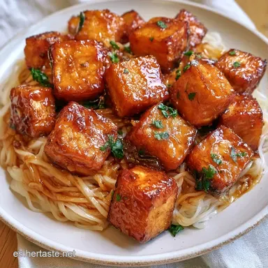 Fideos Arroz Tofu en 30 Minutos Tarjeta de receta