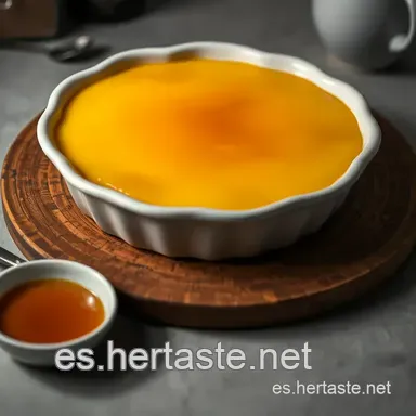 Flan de Huevo Freidora Aire: &iexcl;El Postre de la Abuela Express! Tarjeta de receta