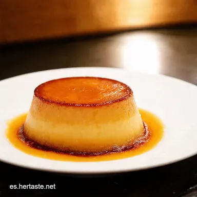 Flan de Melocot&oacute;n Sin Horno Mi Secreto para un Postre Perfecto Tarjeta de receta