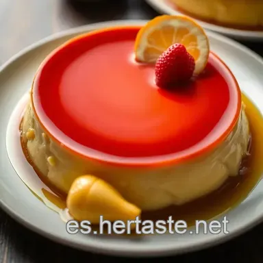 Flan Express: &iexcl;Postre R&aacute;pido en 5 Minutos estilo Abuela! Tarjeta de receta