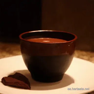 Fondue de Chocolate F&aacute;cil Mi Secreto Mejor Guardado Tarjeta de receta