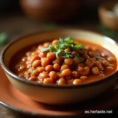 Frijoles Charros Aut&eacute;nticos Receta Mexicana de Fiesta Tarjeta de receta