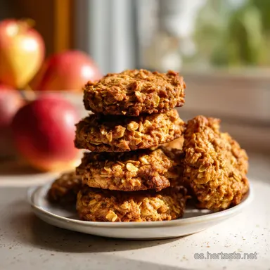 Galleta de avena y manzana: Receta crujiente en 40 minutos Tarjeta de receta