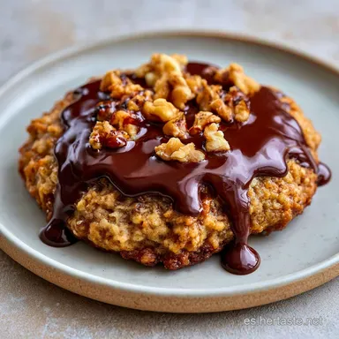 Galletas de Avena y Pl&aacute;tano con Chocolate Tarjeta de receta