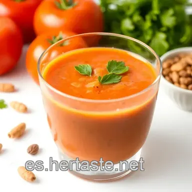 Gazpacho Andaluz: Un Beso Fresquito del Verano Tarjeta de receta