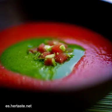Gazpacho Vegano Espirulina: &iexcl;Un Chute de Sabor Andaluz! Tarjeta de receta