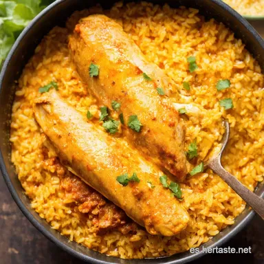 Deliciosos Healthy Chicken Enchilada Bowls con Arroz de Coliflor Tarjeta de receta