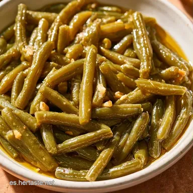 Judías Verdes En Escabeche Para 4 Personas Tarjeta de receta
