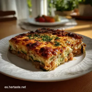 Lasa&ntilde;a de calabac&iacute;n F&aacute;cil y Reconfortante Tarjeta de receta