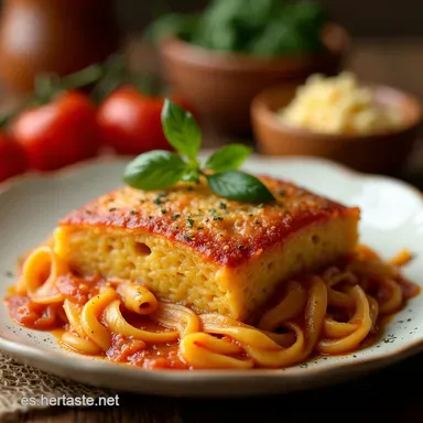 Lasa&ntilde;a de Papa A lo Abuela Receta Casera y Deliciosa Tarjeta de receta