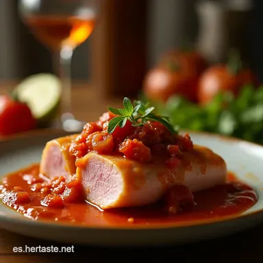 Lomo de Cerdo en Salsa Agridulce Receta Jugosa y Casera Tarjeta de receta