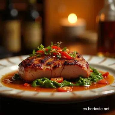 Lomo de Cerdo Jugoso con Jerez Receta Asada y Tierna Tarjeta de receta