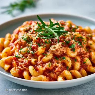 Macarrones Con Atún En 25 Minutos Tarjeta de receta