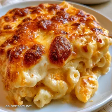 Macarrones Con Bechamel Para 4 Personas Tarjeta de receta