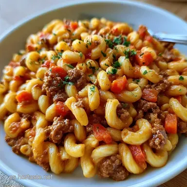 Macarrones Con Carne para 4 Personas