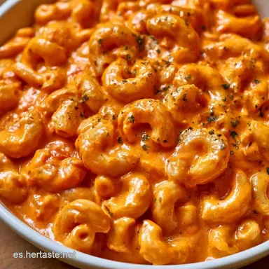 Receta de Macarrones con Tomate para 4 Tarjeta de receta