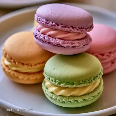 Macarrones Dulces con Almendras Tarjeta de receta