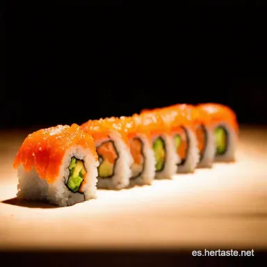 Maki Sushi Casero Tu Rollo Perfecto y F&aacute;cil Tarjeta de receta