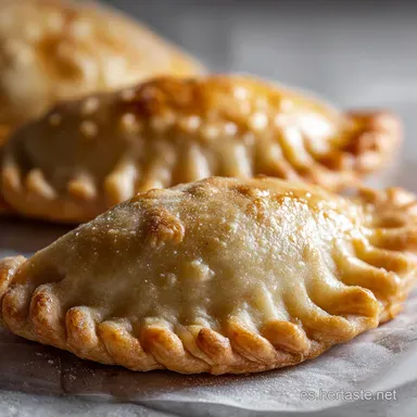 Masa de Empanadillas Casera: Crispy Baked Tarjeta de receta