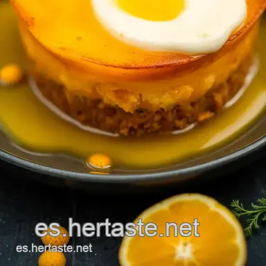 Melocotones a la Crema: Un Postre Andaluz F&aacute;cil y Dorado Tarjeta de receta
