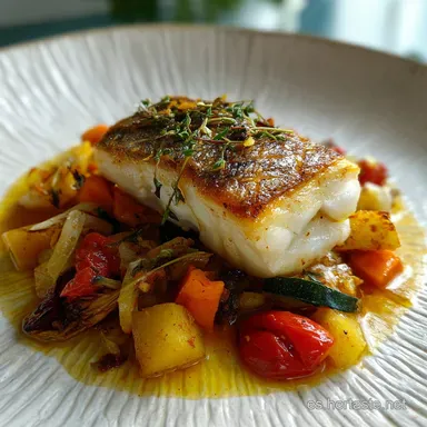 Receta con Merluza Congelada al Horno en 30 Minutos Tarjeta de receta