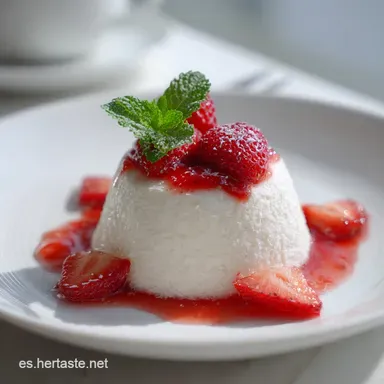 Nube Helada de Coco: Postre Caribe&ntilde;o en 6 Horas Tarjeta de receta