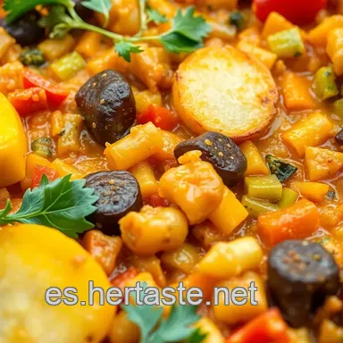 Paella de Verduras "A la Huerta de la Abuela": &iexcl;Sabor Mediterr&aacute;neo! Tarjeta de receta