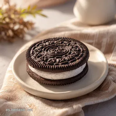 Paleta de Oreo Casera para 8 Porciones Tarjeta de receta