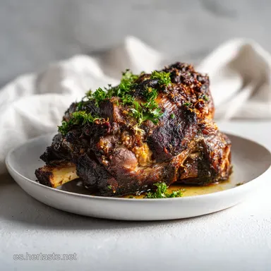 Paletilla de Cordero al Horno: Receta Tradicional en 2 Horas Tarjeta de receta