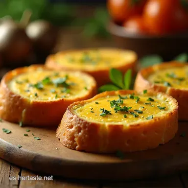 Pan de Ajo Casero La Receta M&aacute;s F&aacute;cil y Sabrosa Tarjeta de receta