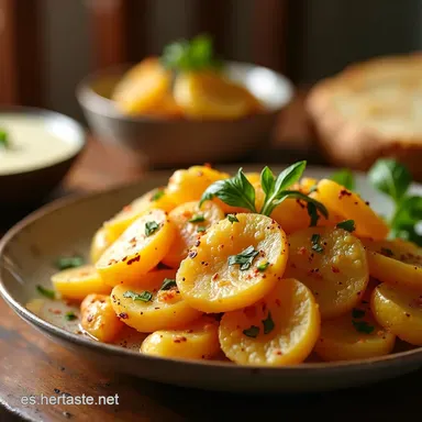 Papas Gratinadas Cremosas y Doradas Receta F&aacute;cil al Horno Tarjeta de receta