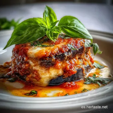 Parmigiana de Berenjena Original para 6 Tarjeta de receta