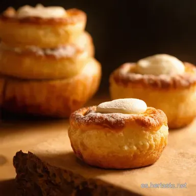 Past&eacute;is de Nata Caseros Un Tesoro Portugu&eacute;s Tarjeta de receta