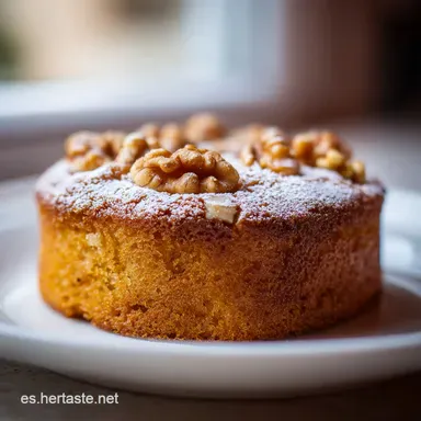 Pastel de Frutos Secos: Bizcocho en 1h 10min Tarjeta de receta
