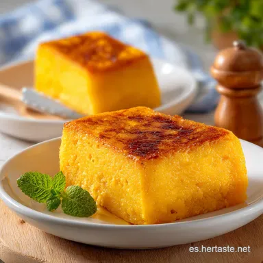 Pastel de Platano Maduro Casero for 6 Servings Tarjeta de receta