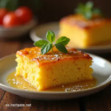 PASTEL DE ZANAHORIA CON PIA Receta Tropical de la Abuela Tarjeta de receta