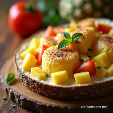 Pay de Coco Cremoso Un Postre Tropical Facil&iacute;simo Tarjeta de receta