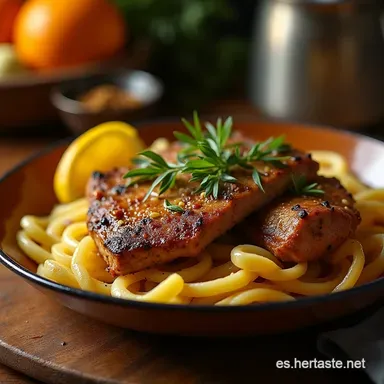 Pierna de Cerdo Mechada Lenta El Secreto para un Asado Jugoso Tarjeta de receta