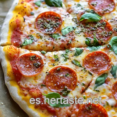 Masa Pizza Casera &iexcl;Como en Italia! Receta F&aacute;cil Tarjeta de receta