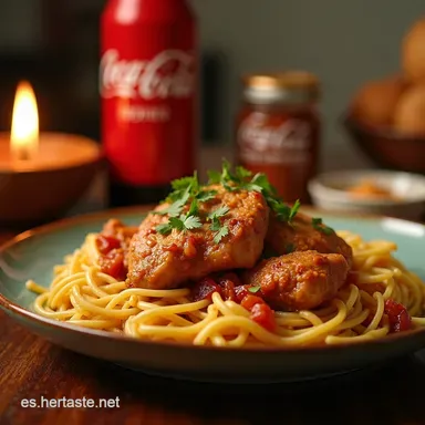 Pollo a la Coca Cola Receta Casera Con Sabor Secreto Tarjeta de receta