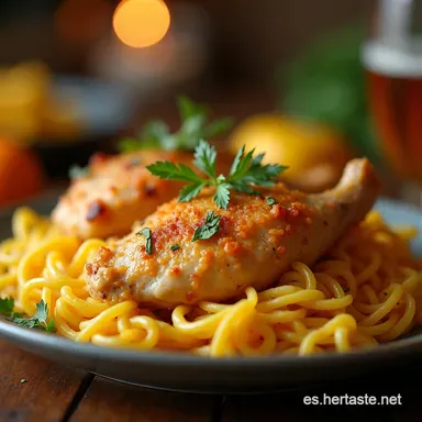 Pollo a la Naranja Casero Receta F&aacute;cil y Deliciosa Tarjeta de receta