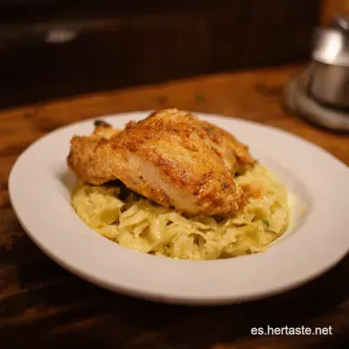 Pollo Cremoso al Ranch en Sart&eacute;n Cena F&aacute;cil y Riqu&iacute;sima Tarjeta de receta
