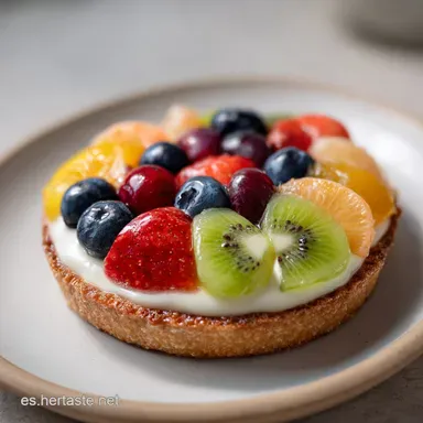 Postre de Frutas: Crema Mascarpone para 10 Porciones Tarjeta de receta