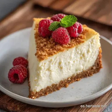 Postre De Queso Crema para 8 Personas Tarjeta de receta