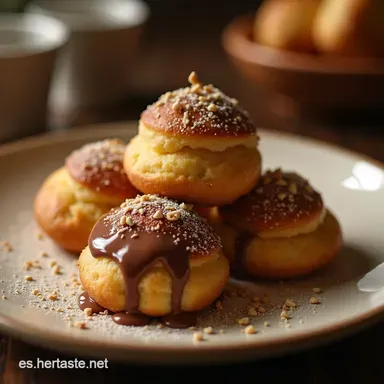 Profiteroles Caseros Perfectos La Receta Francesa que te Encantar&aacute; Tarjeta de receta
