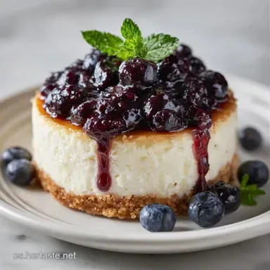 Queso con Ar&aacute;ndanos para 8 Personas Tarjeta de receta