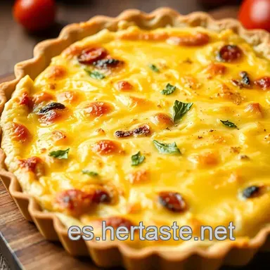 Quiche Lorraine Casera: &iexcl;F&aacute;cil y Deliciosa! (Receta Familiar) Tarjeta de receta